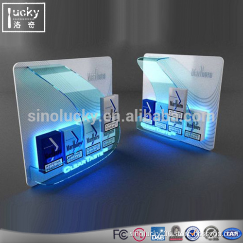 Hot Sale High Grade Led Cigarette Acrylic Display For Store Advertisign